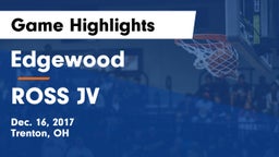 Edgewood  vs ROSS JV Game Highlights - Dec. 16, 2017
