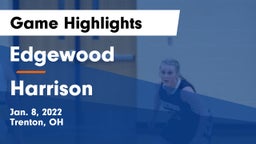 Edgewood  vs Harrison  Game Highlights - Jan. 8, 2022