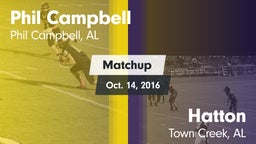 Matchup: Phil Campbell vs. Hatton  2016
