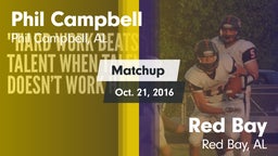 Matchup: Phil Campbell vs. Red Bay  2016