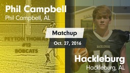 Matchup: Phil Campbell vs. Hackleburg  2016