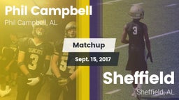 Matchup: Phil Campbell vs. Sheffield  2017