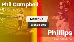 Matchup: Phil Campbell vs. Phillips  2018