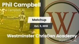 Matchup: Phil Campbell vs. Westminster Christian Academy 2018