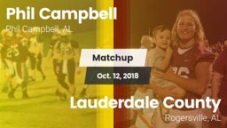Matchup: Phil Campbell vs. Lauderdale County  2018
