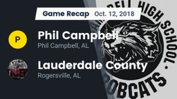 Recap: Phil Campbell  vs. Lauderdale County  2018