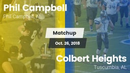 Matchup: Phil Campbell vs. Colbert Heights  2018