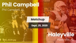Matchup: Phil Campbell vs. Haleyville  2020