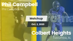 Matchup: Phil Campbell vs. Colbert Heights  2020