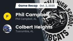 Recap: Phil Campbell  vs. Colbert Heights  2020