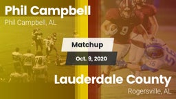 Matchup: Phil Campbell vs. Lauderdale County  2020