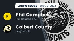 Recap: Phil Campbell  vs. Colbert County  2022