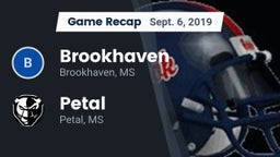 Recap: Brookhaven  vs. Petal  2019