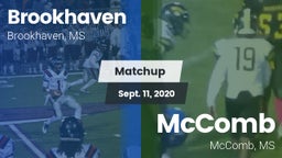 Matchup: Brookhaven High vs. McComb  2020