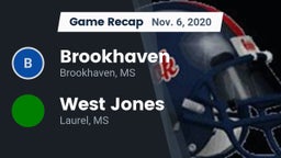 Recap: Brookhaven  vs. West Jones  2020