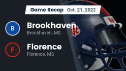 Recap: Brookhaven  vs. Florence  2022