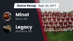 Recap: Minot  vs. Legacy  2017