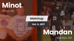 Matchup: Minot  vs. Mandan  2017
