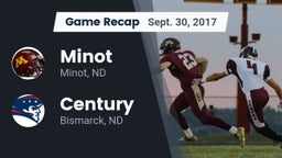 Recap: Minot  vs. Century  2017
