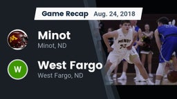 Recap: Minot  vs. West Fargo  2018