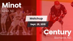 Matchup: Minot  vs. Century  2018