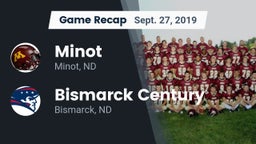 Recap: Minot  vs. Bismarck Century  2019