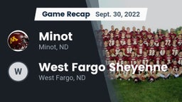 Recap: Minot  vs. West Fargo Sheyenne  2022