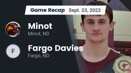 Recap: Minot  vs. Fargo Davies  2022