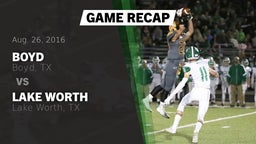 Recap: Boyd  vs. Lake Worth  2016