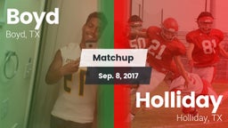 Matchup: Boyd  vs. Holliday  2017