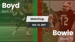 Matchup: Boyd  vs. Bowie  2017