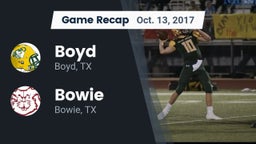 Recap: Boyd  vs. Bowie  2017
