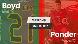 Matchup: Boyd  vs. Ponder  2017