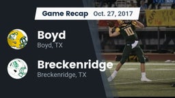 Recap: Boyd  vs. Breckenridge  2017