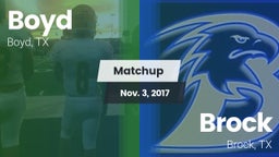 Matchup: Boyd  vs. Brock  2017