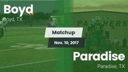Matchup: Boyd  vs. Paradise  2017