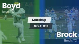 Matchup: Boyd  vs. Brock  2018