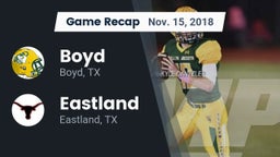 Recap: Boyd  vs. Eastland  2018