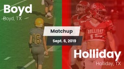 Matchup: Boyd  vs. Holliday  2019
