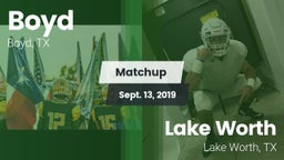 Matchup: Boyd  vs. Lake Worth  2019