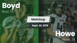 Matchup: Boyd  vs. Howe  2019