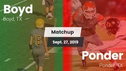 Matchup: Boyd  vs. Ponder  2019