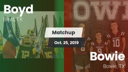 Matchup: Boyd  vs. Bowie  2019