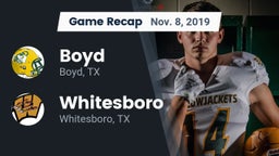 Recap: Boyd  vs. Whitesboro  2019