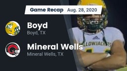 Recap: Boyd  vs. Mineral Wells  2020
