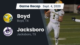 Recap: Boyd  vs. Jacksboro  2020