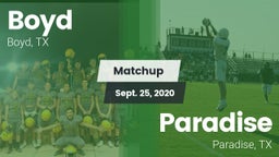 Matchup: Boyd  vs. Paradise  2020