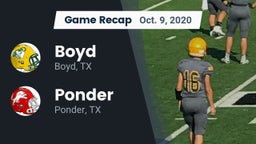 Recap: Boyd  vs. Ponder  2020