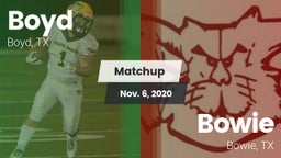 Matchup: Boyd  vs. Bowie  2020