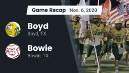 Recap: Boyd  vs. Bowie  2020